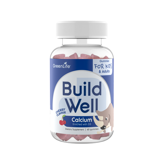 Build Well Gummies (Calcium, Enriched with D3) 60 gummies