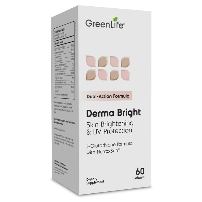 (Exp Oct 2026) Derma Bright Skin Brightening & UV Protection (60 softgels)
