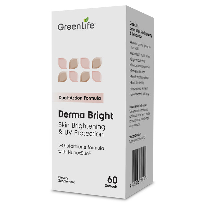 (Exp Oct 2026) Derma Bright Skin Brightening & UV Protection (60 softgels)
