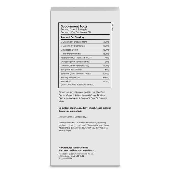 (Exp Oct 2026) Derma Bright Skin Brightening & UV Protection (60 softgels)