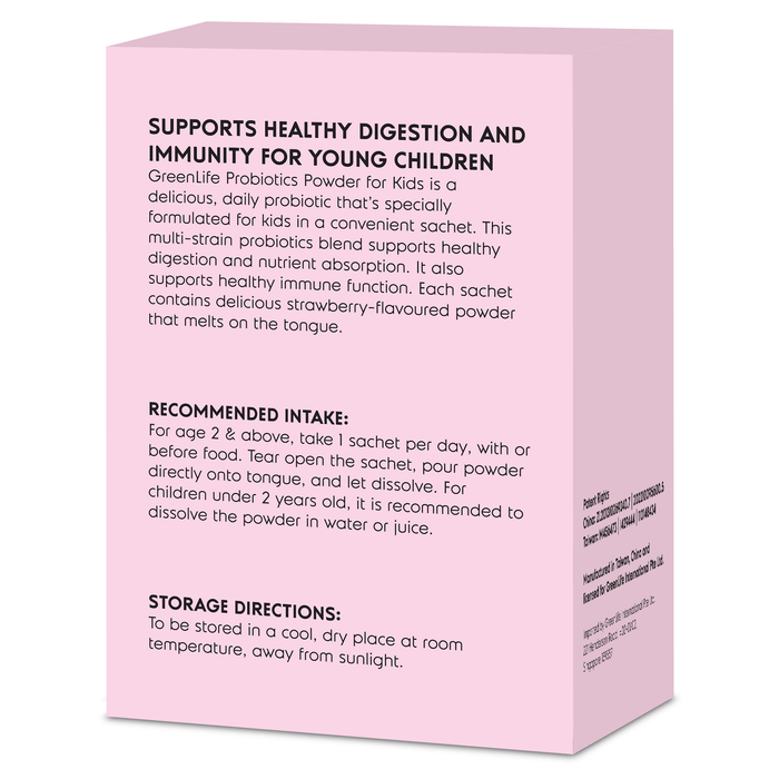 Probiotics Powder for Kids with Prebiotics + Totipro Postbiotics 9 Billion CFUs