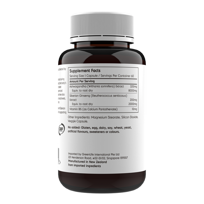 Stress Relief | Ashwagandha + Siberian Ginseng