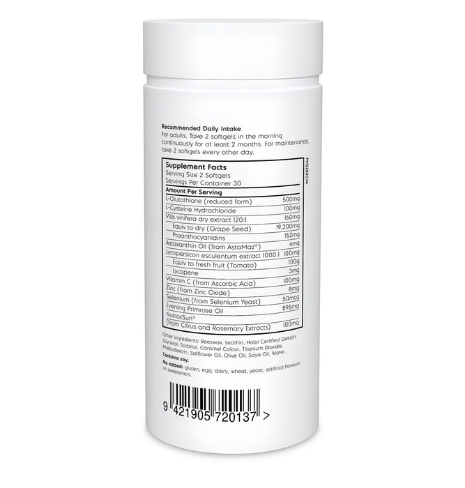 (Exp Oct 2026) Derma Bright Skin Brightening & UV Protection (60 softgels)