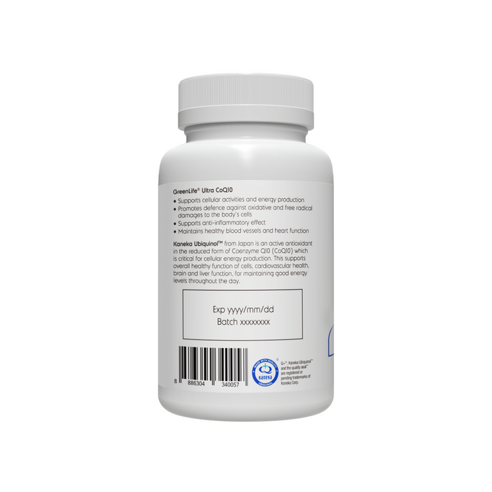 Ultra CoQ10 with patented Kaneka Ubiquinol™