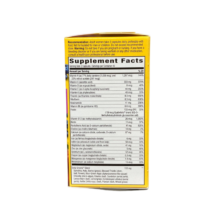 (Exp Sep 2025) Alive! Women's Energy Complete Multivitamin (90 capsules)