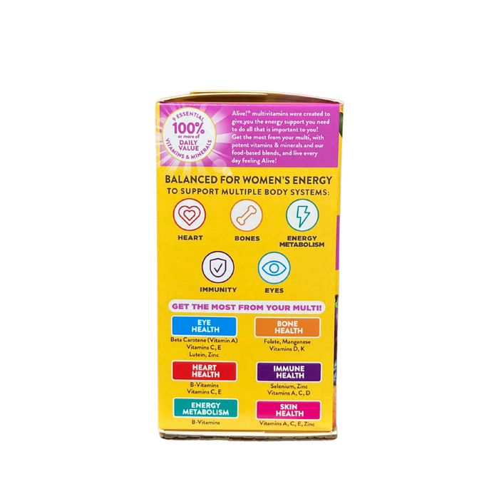 (Exp Sep 2025) Alive! Women's Energy Complete Multivitamin (90 capsules)