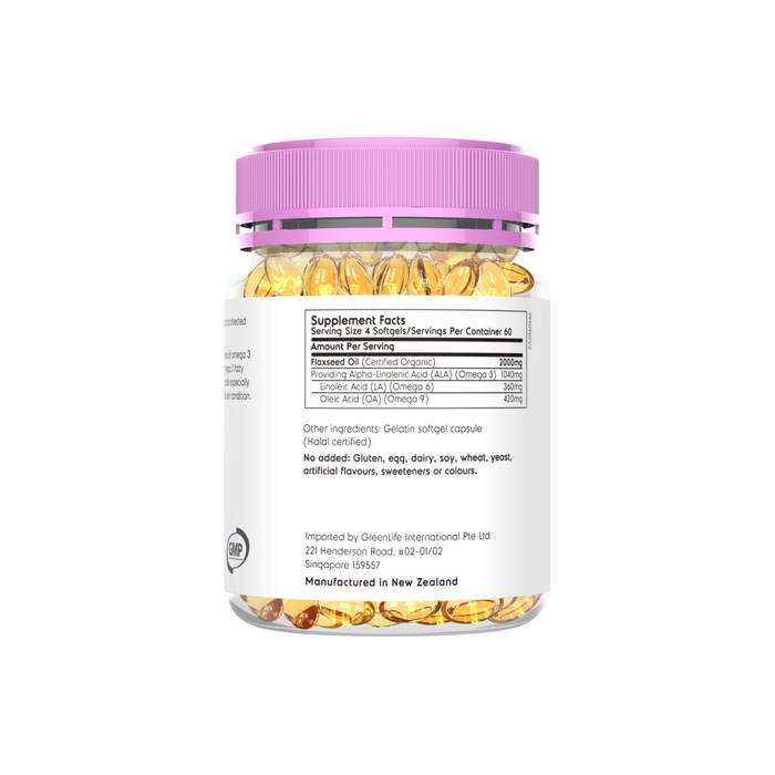 Organic Flaxseed Oil