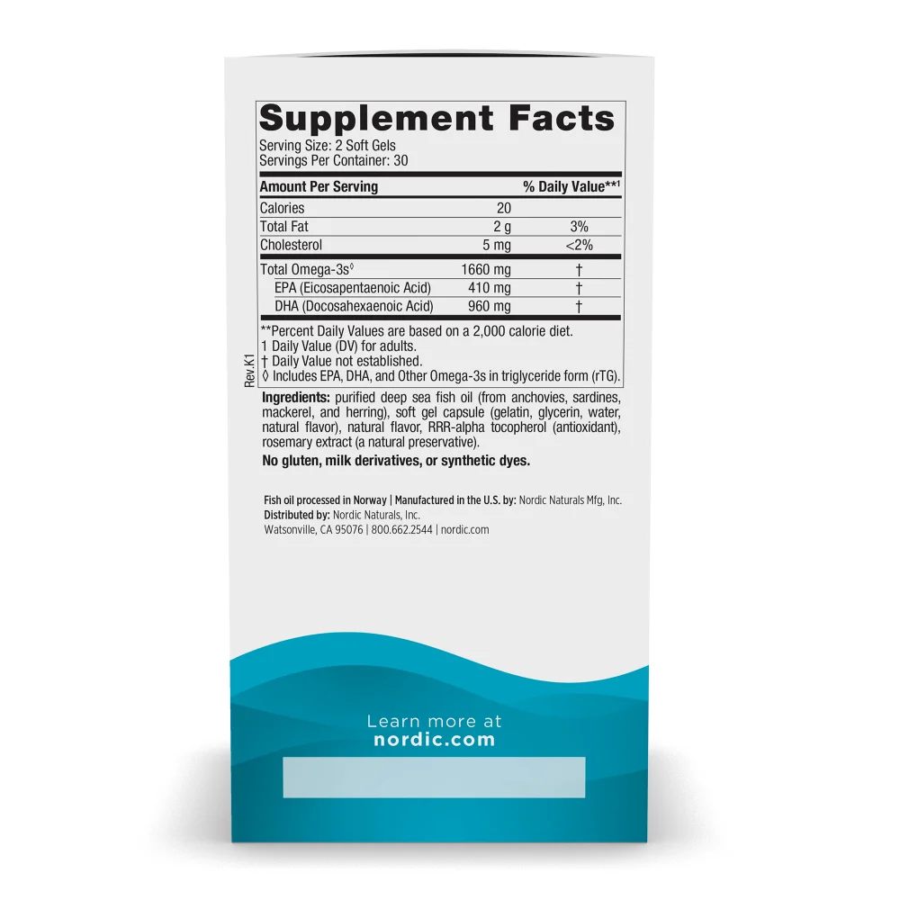 DHA Xtra 60 softgels Highest DHA concentrate for additional cognitive support