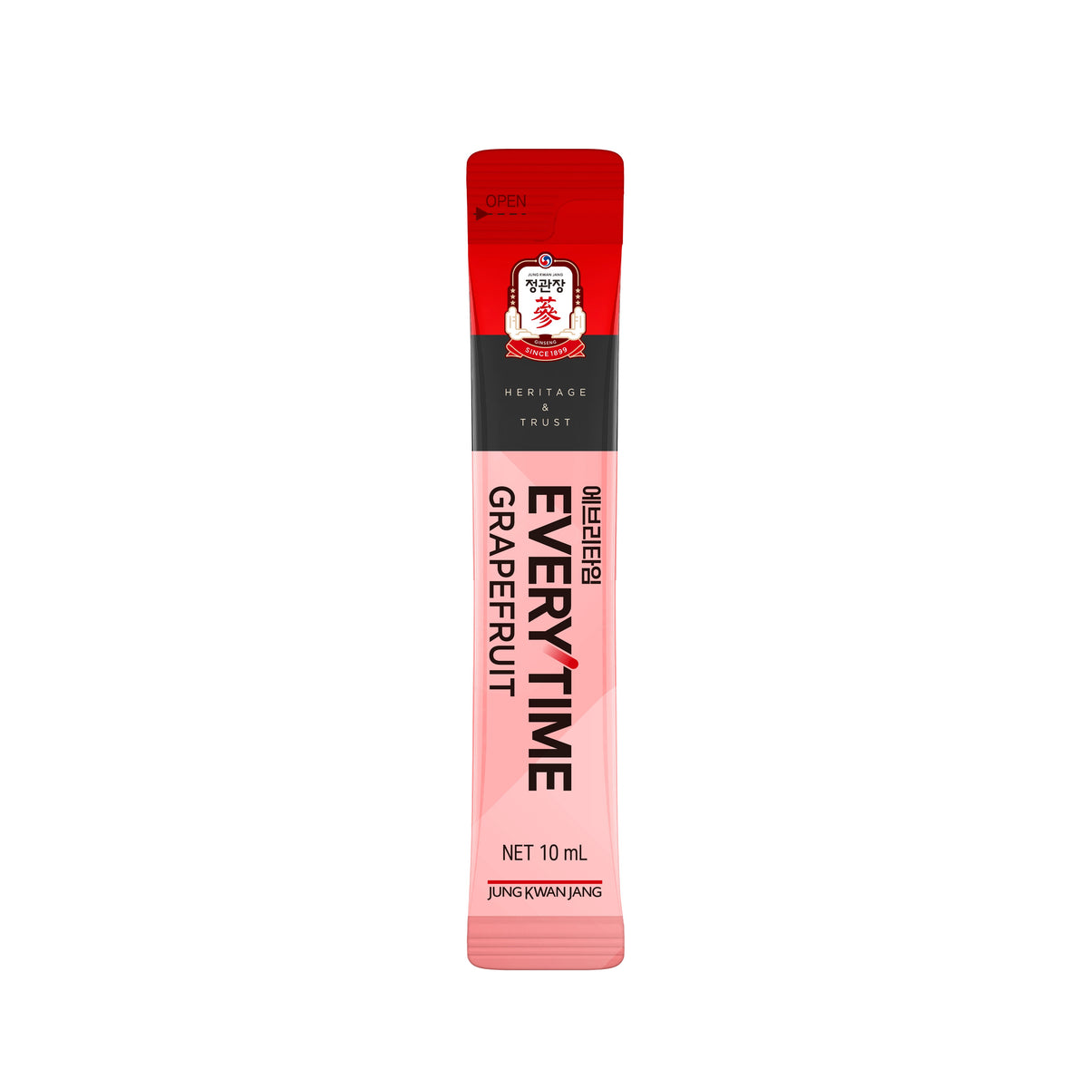 Korean Red Ginseng Everytime V - Grapefruit Flavour 10ml (30 sticks)