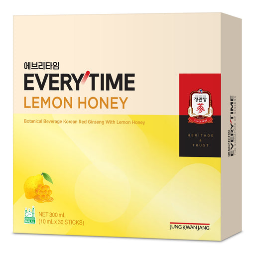 Korean Red Ginseng Everytime V - Lemon Honey Flavour 10ml (30 sticks)