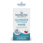 Ultimate Omega Minis 60 Mini Soft Gels (Strawberry Taste)