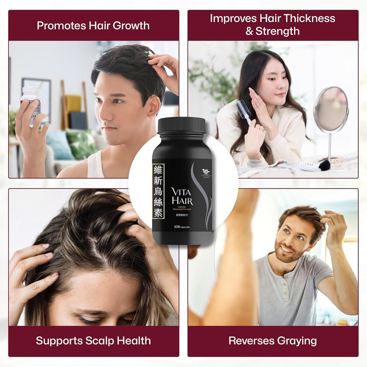 Vita Hair Micronized 108 capsules