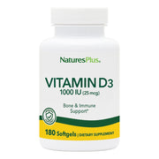 Vitamin D3 1000 IU 180 Softgels
