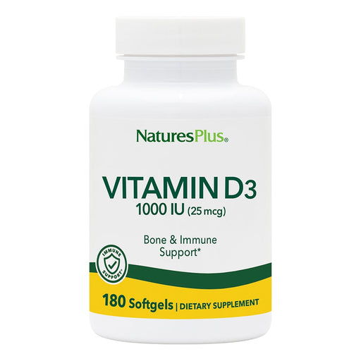 Vitamin D3 1000 IU 180 Softgels