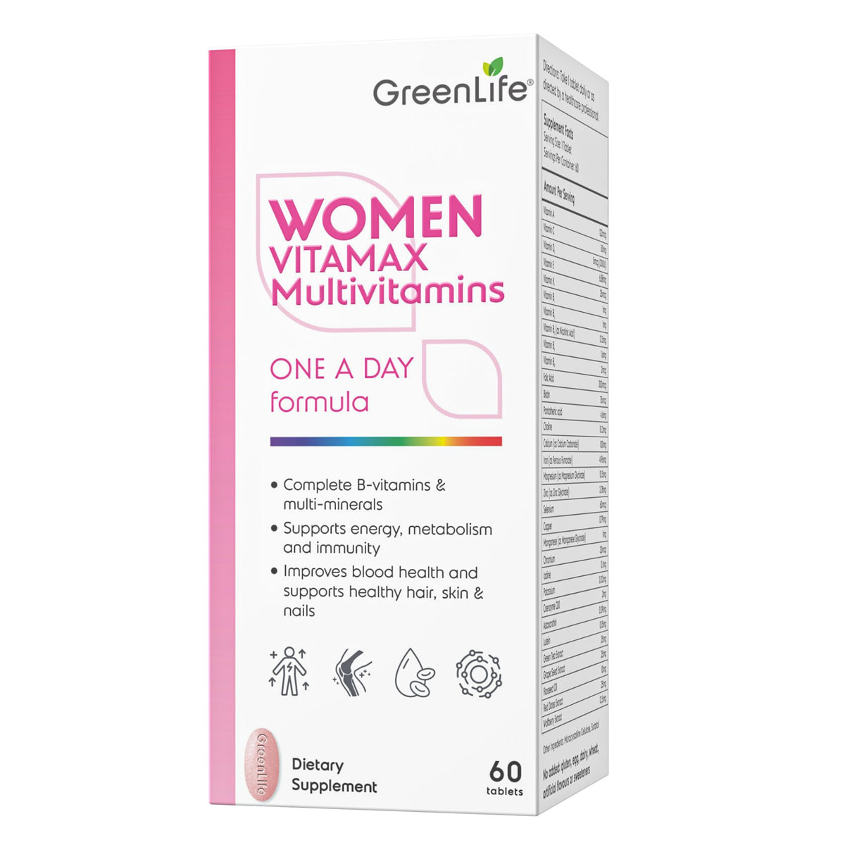 Vitamax Women Multivitamins 30 or 60 Tablets - GreenLife Singapore