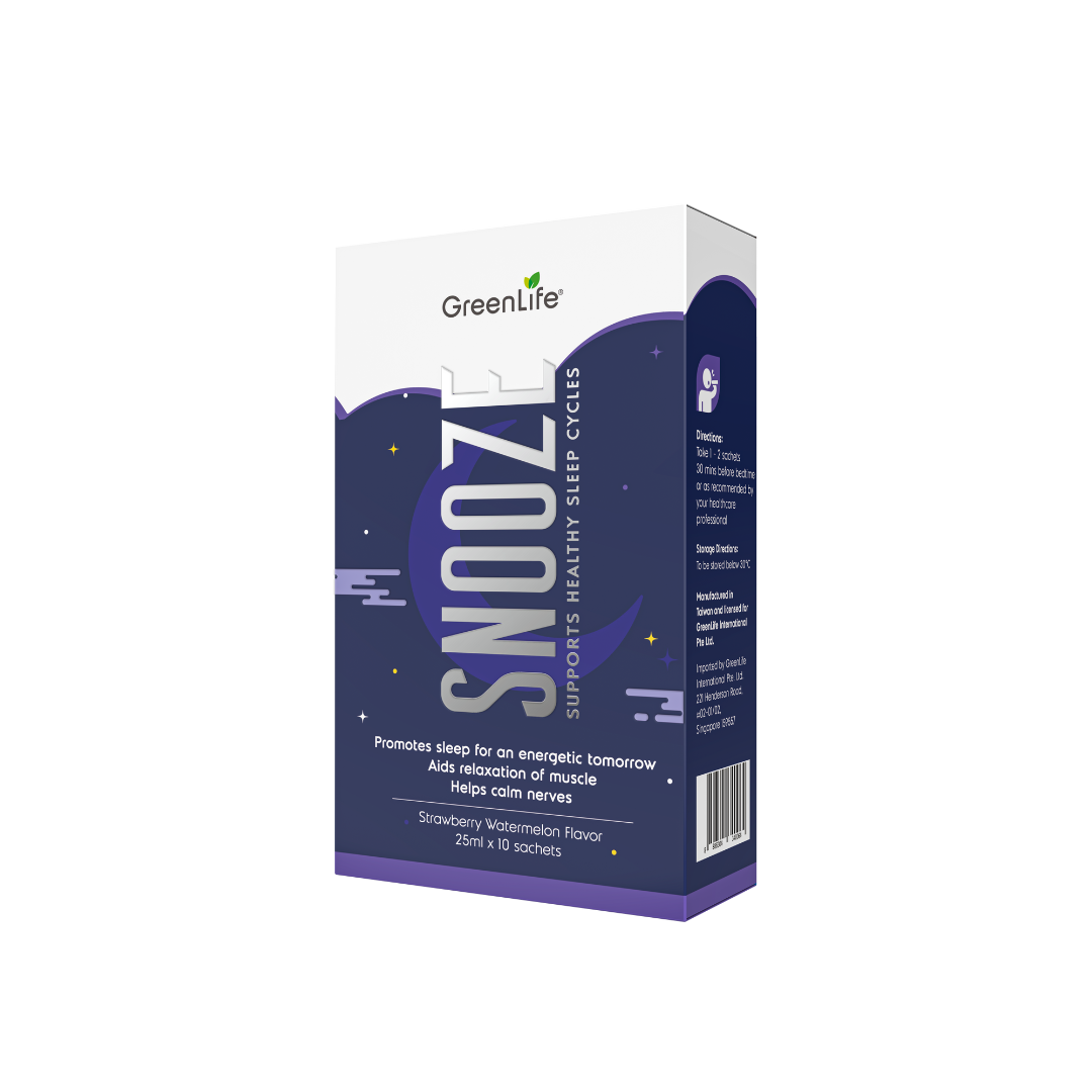 Snooze 10 sachets - Support Healthy Sleep Cycle - GreenLife Singapore
