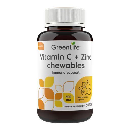 Vitamin C + Zinc chewables (60 chewable tablets) Immune Support