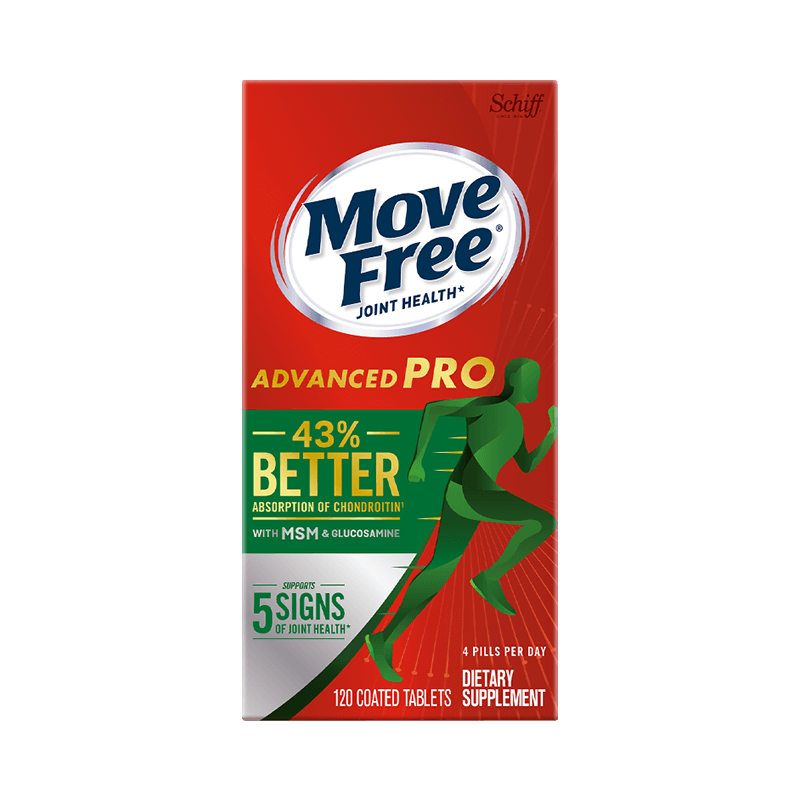 Move Free Advanced PRO with Hi-Absorption Chondroitin and Glucosamine + MSM 120 coated tablets