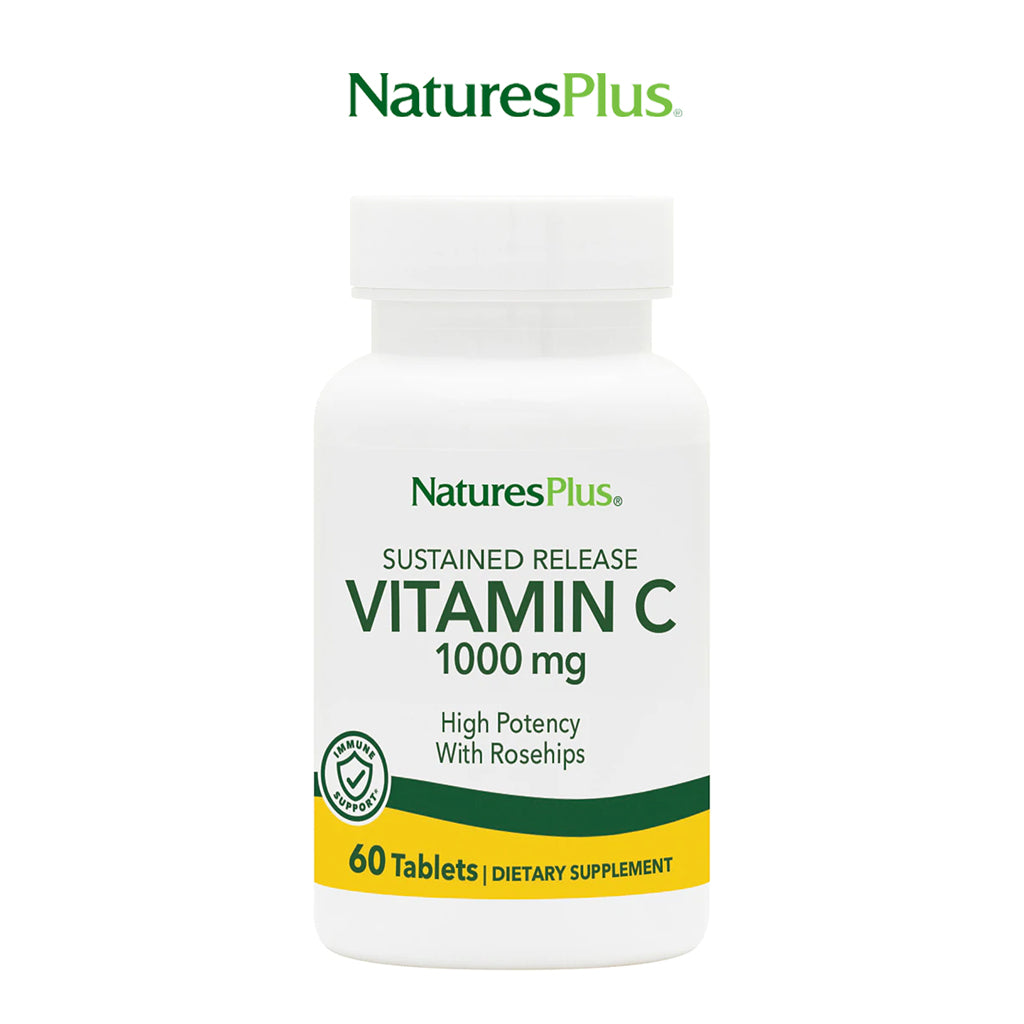 Vitamin C 1000mg Sustained Release High Potency with Rose Hips