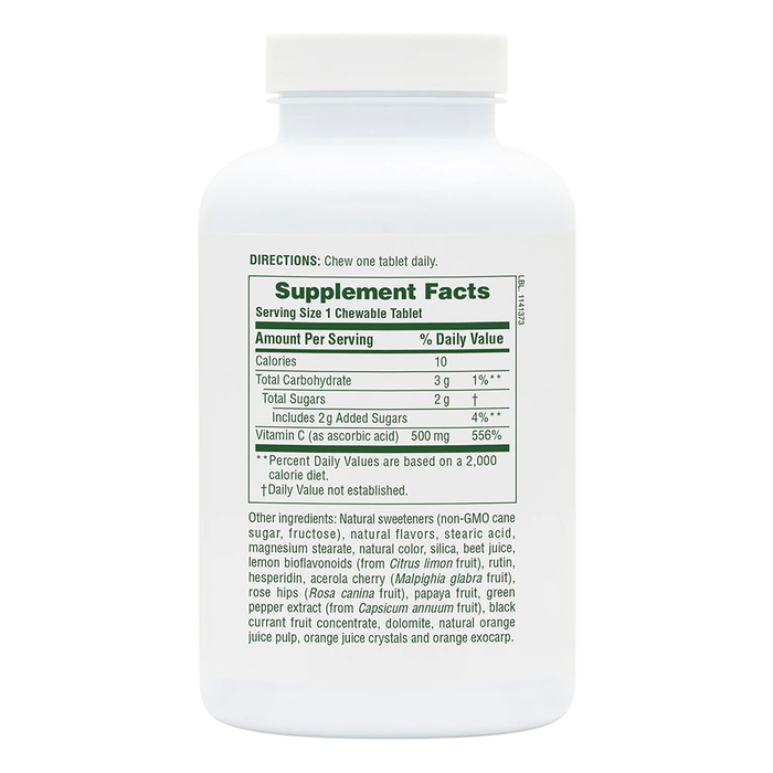 Chewable Vitamin C - Orange Juice C 500mg