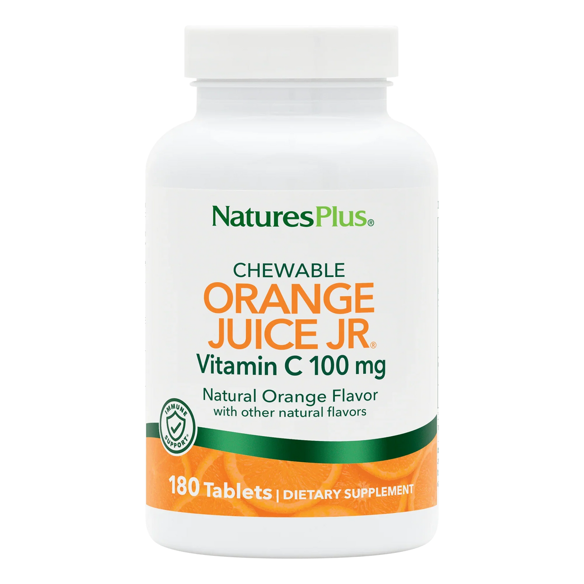Chewable Vitamin C - Orange Juice Jr. 100 mg (180 tablets)