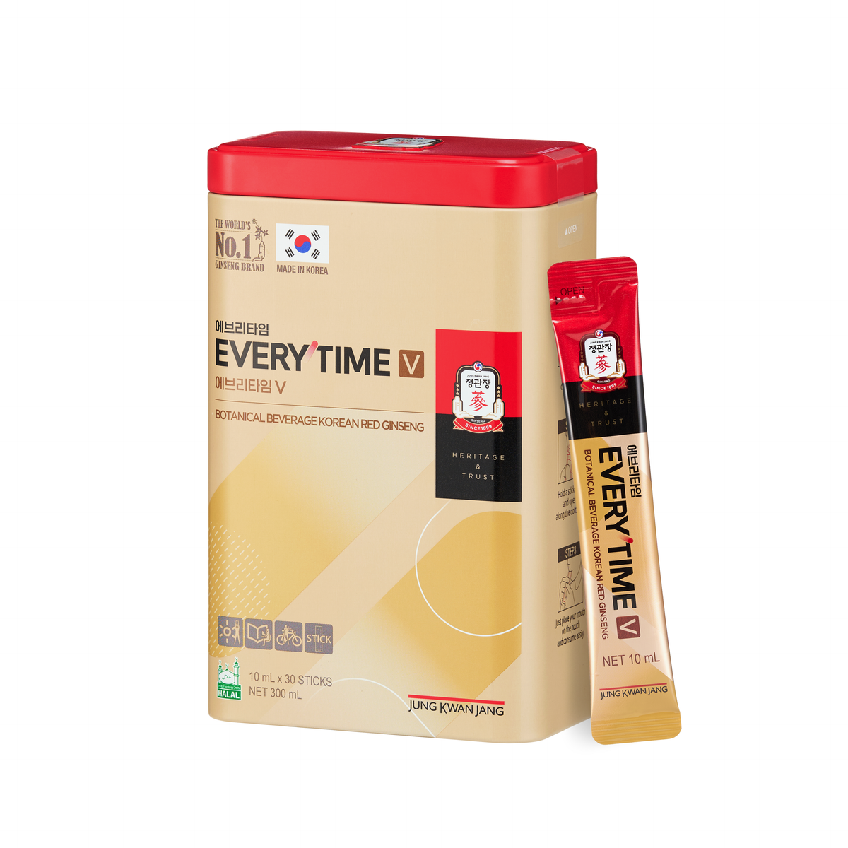 Korean Red Ginseng Everytime V (30 sticks)