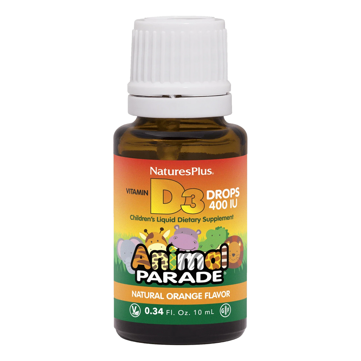 Animal Parade® Vitamin D3 400 IU Liquid Drops