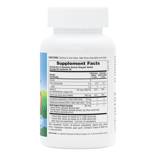 Animal Parade Tooth Fairy Children’s Chewables