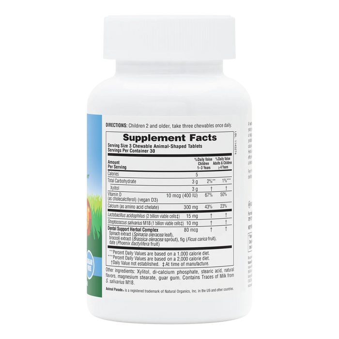 Animal Parade Tooth Fairy Children’s Chewables