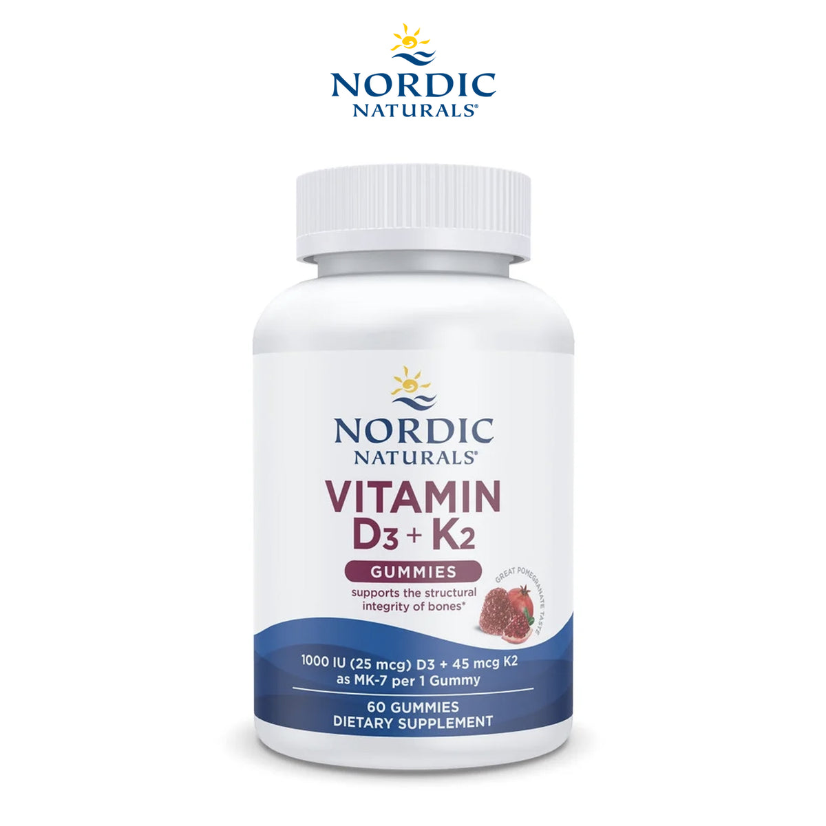 Vitamin D3 + K2 | 60 Gummies
