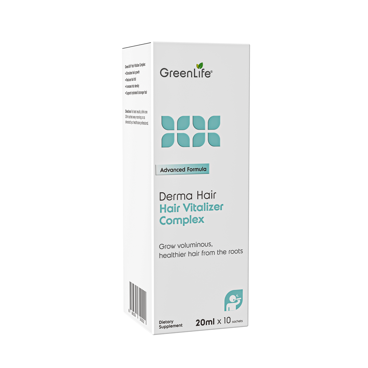 (Exp Sep 2026) Hair Vitalizer Complex (10 sachets Essence-in-drink) - GreenLife Singapore
