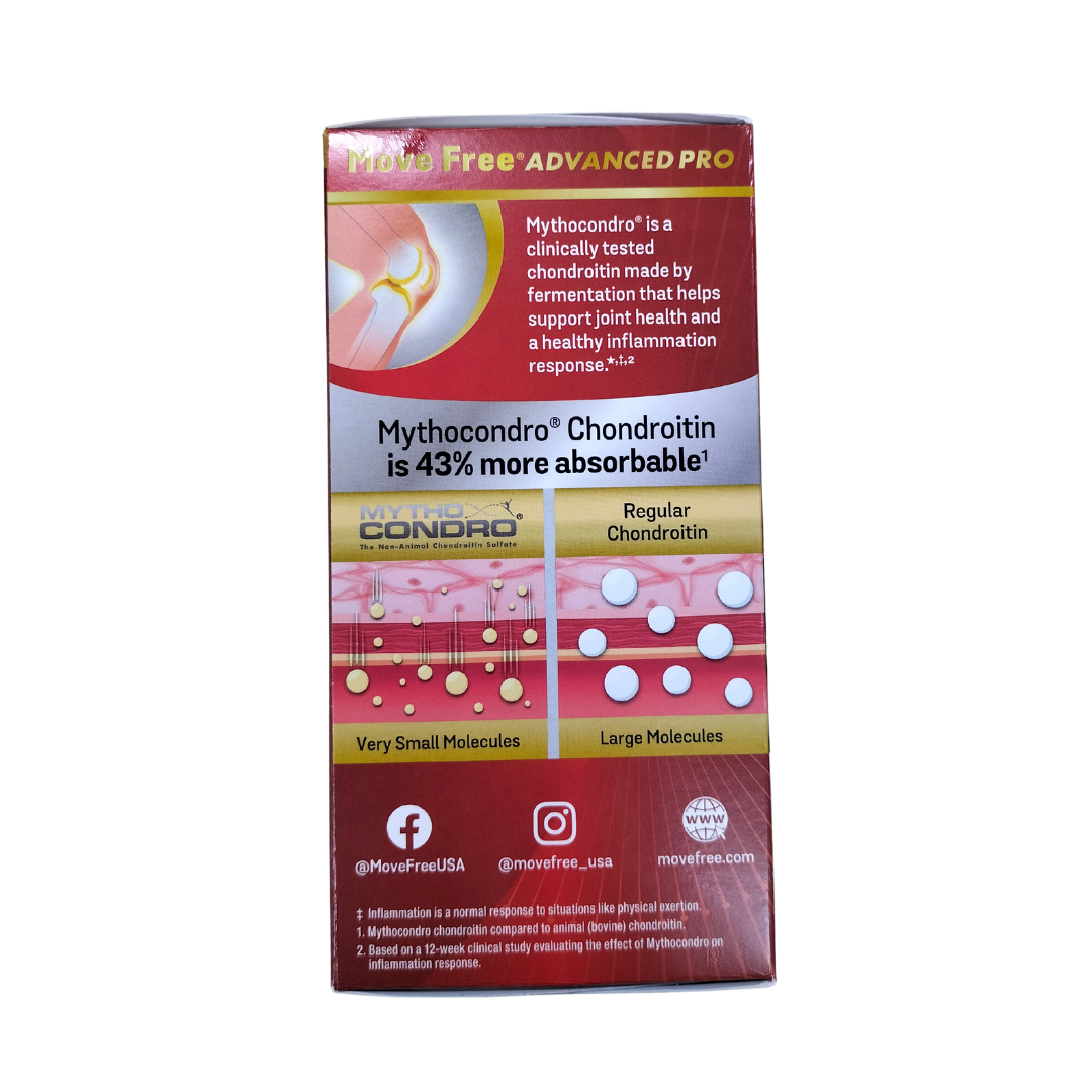 Move Free Advanced PRO with Hi-Absorption Chondroitin and Glucosamine + MSM 120 coated tablets