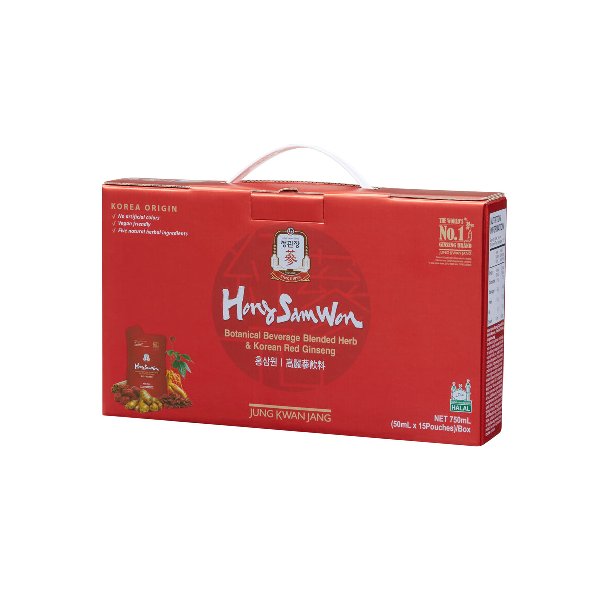 Hong Sam Won Korean Red Ginseng and Blended Herb 50ml x 15 Pouches