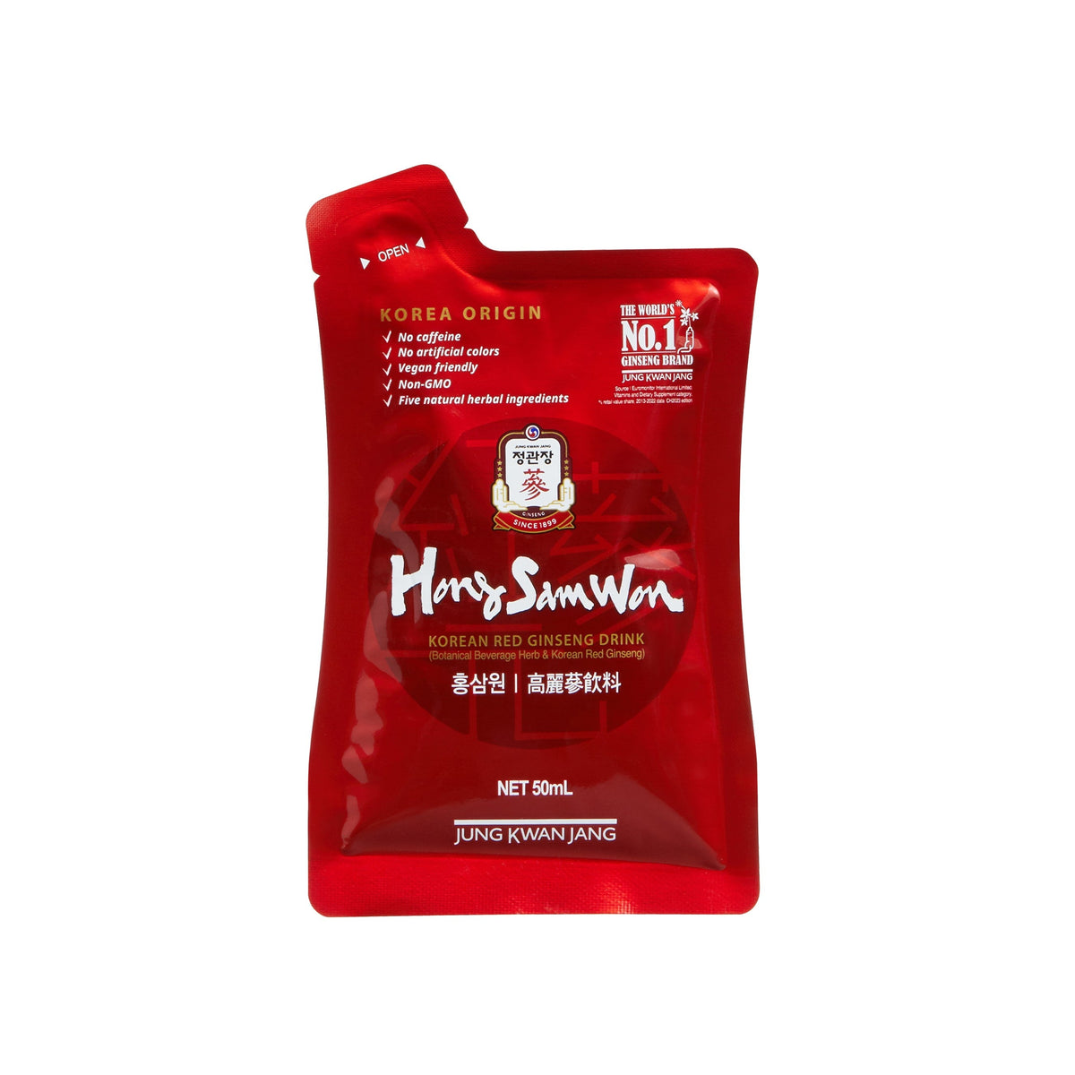 Hong Sam Won Korean Red Ginseng and Blended Herb 50ml x 30 Pouches