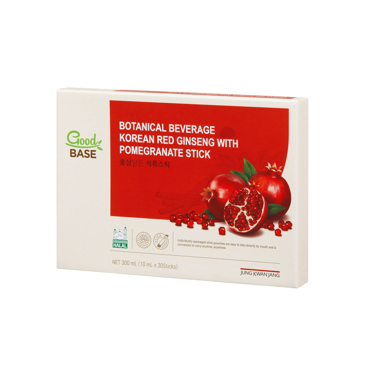 (Exp Oct 2026) GoodBase Ginseng w Pomegranate 10ml (30 sticks)