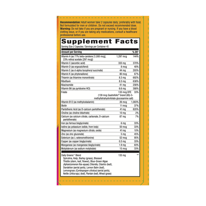 Alive! Women's Energy Complete Multivitamin (90 capsules)