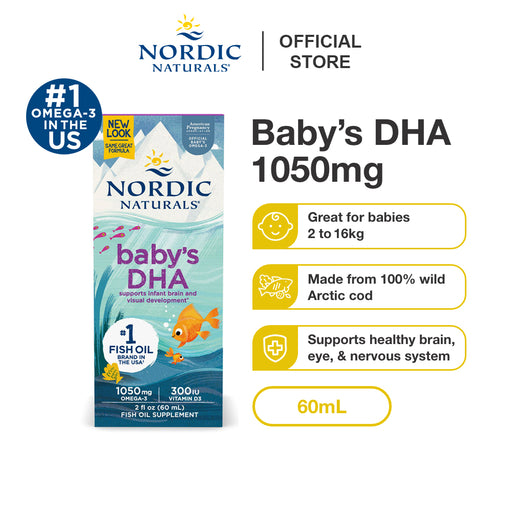 Baby's DHA 1050mg Omega-3 300IU Vita D3 | 60ml