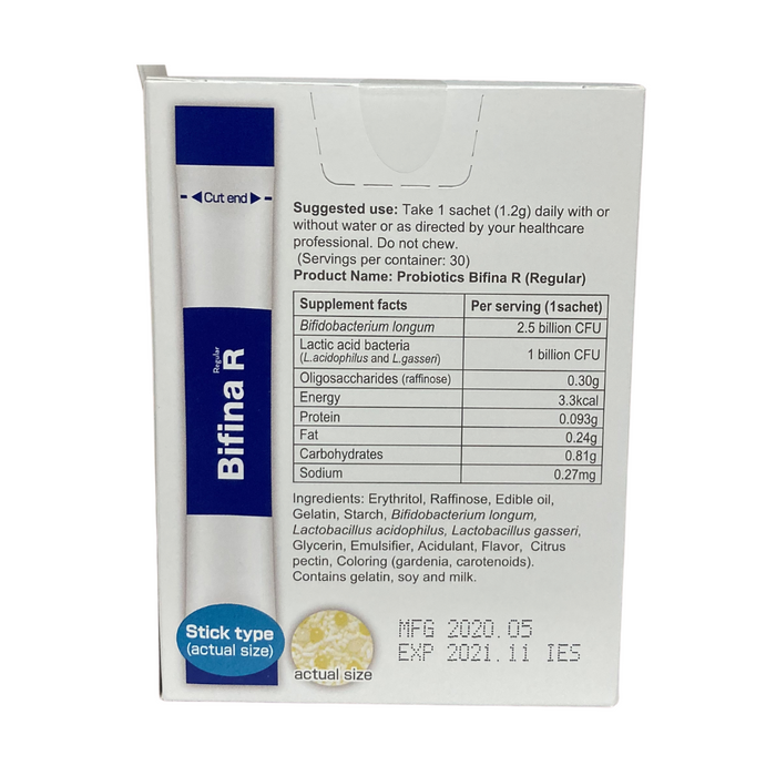 Probiotics Bifina R (Regular) 3.5B | 30 sachets