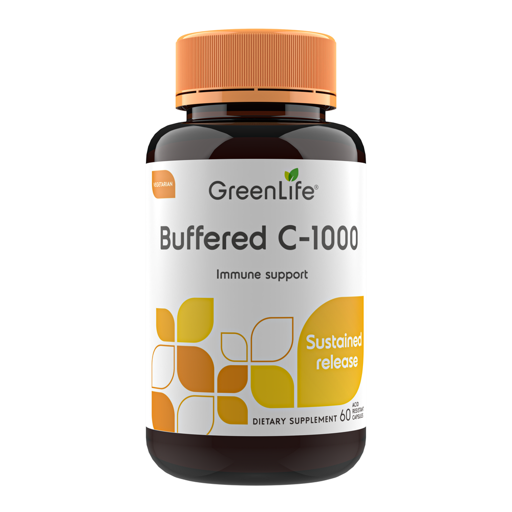 Buffered C-1000 60 acid resistant capsules: Immune support