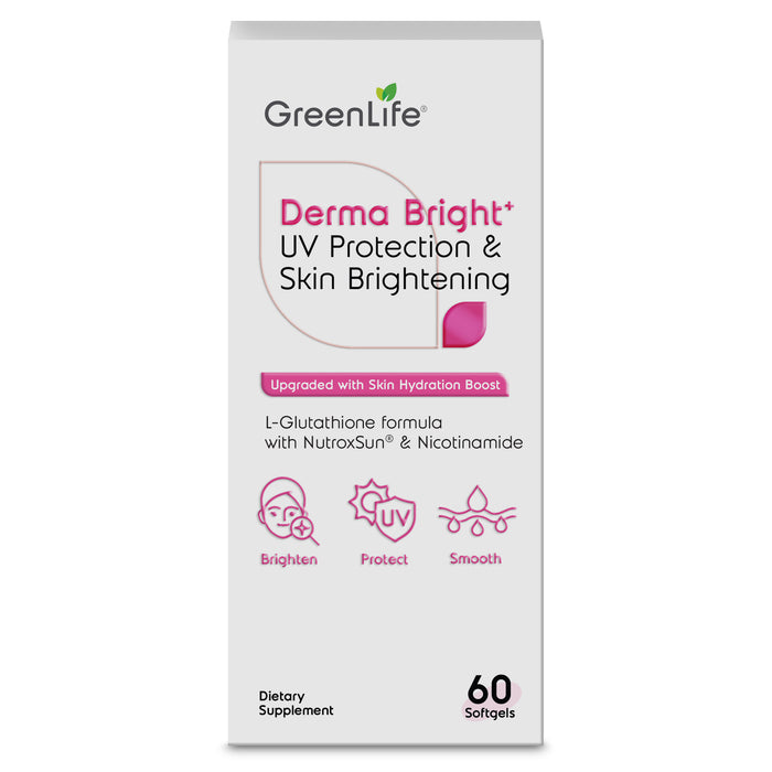 GreenLife Derma Bright⁺ UV Protection & Skin Brightening 60 Softgel — GreenLife Singapore