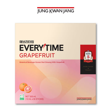 Korean Red Ginseng Everytime V - Grapefruit Flavour 10ml (30 sticks)