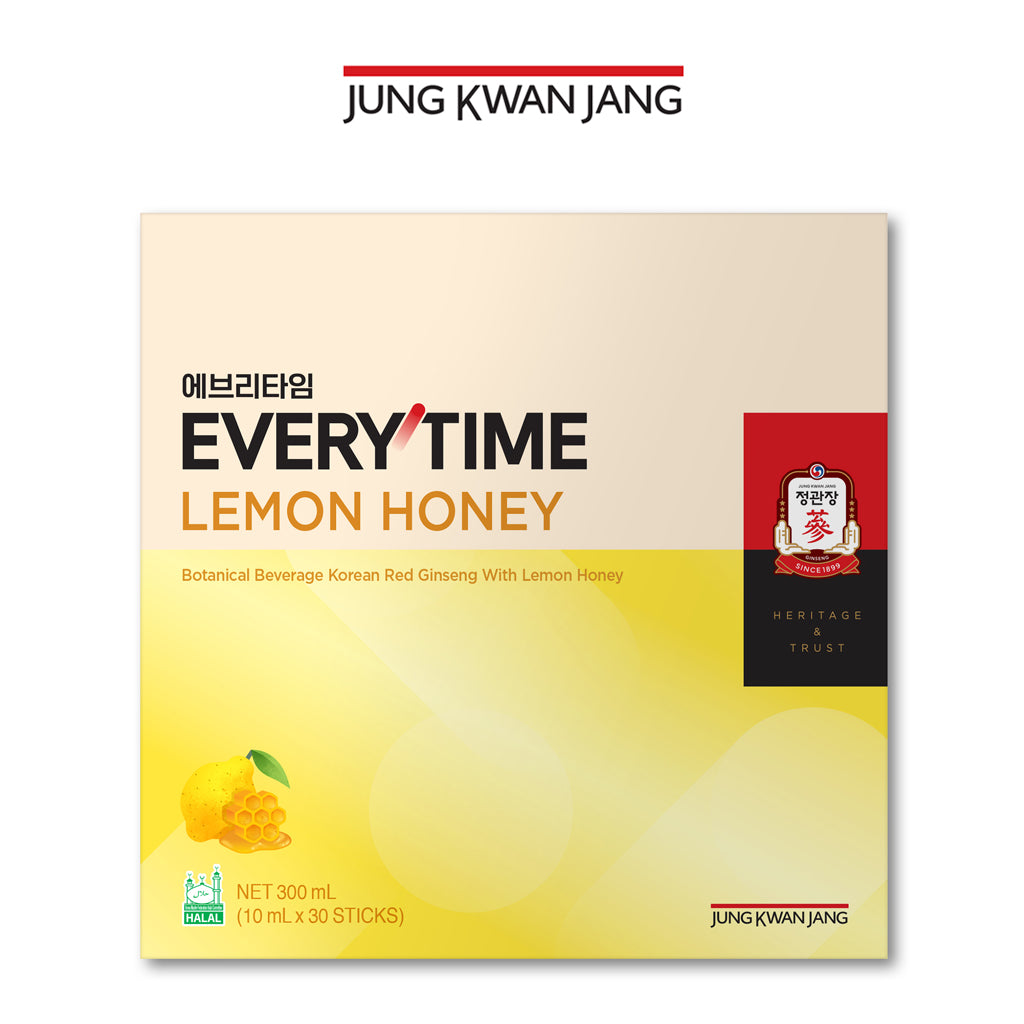 Korean Red Ginseng Everytime V - Lemon Honey Flavour 10ml (30 sticks)