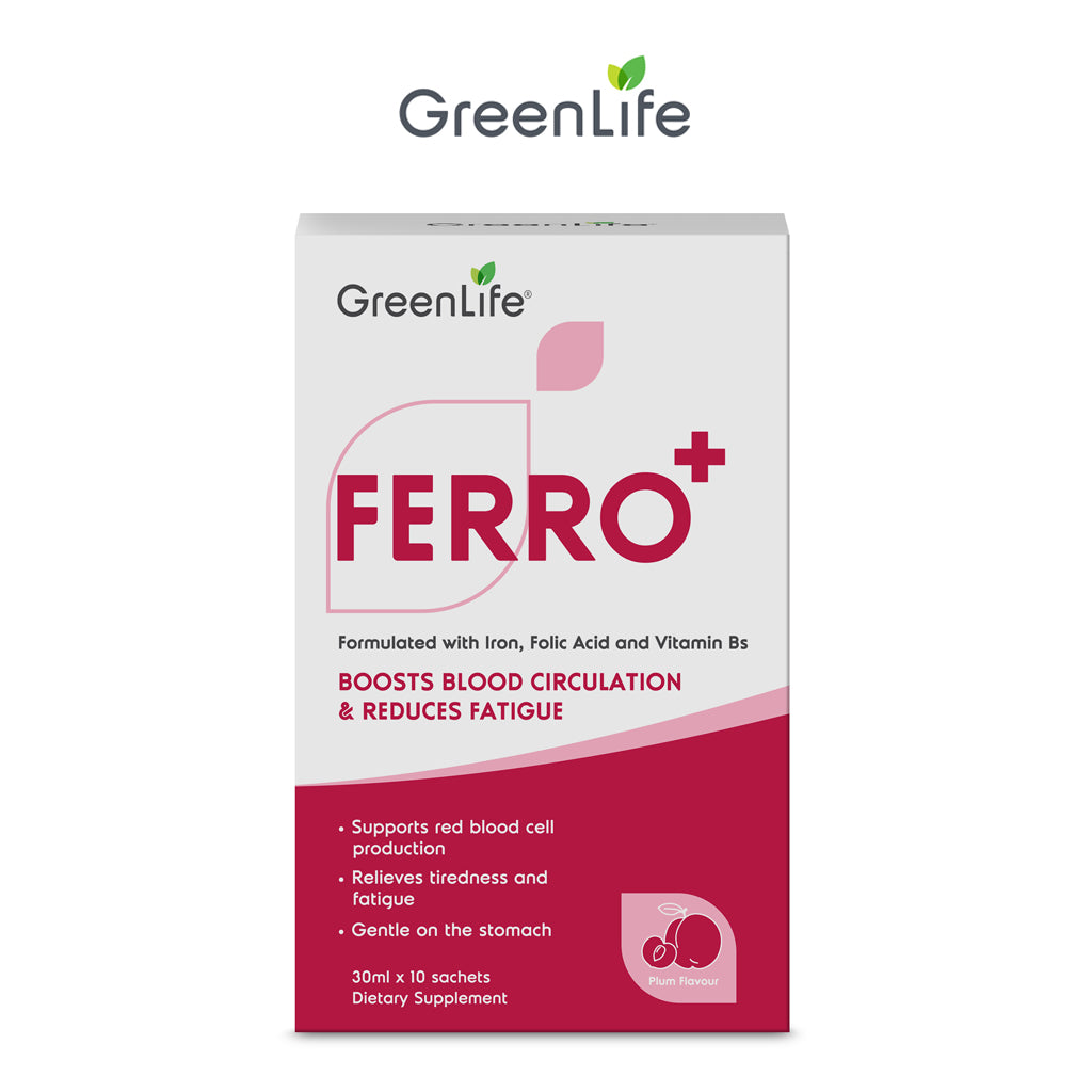 Ferro+ : Boosts blood circulation & reduces fatigue