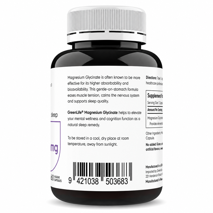 Magnesium Glycinate 200mg 60 Capsule