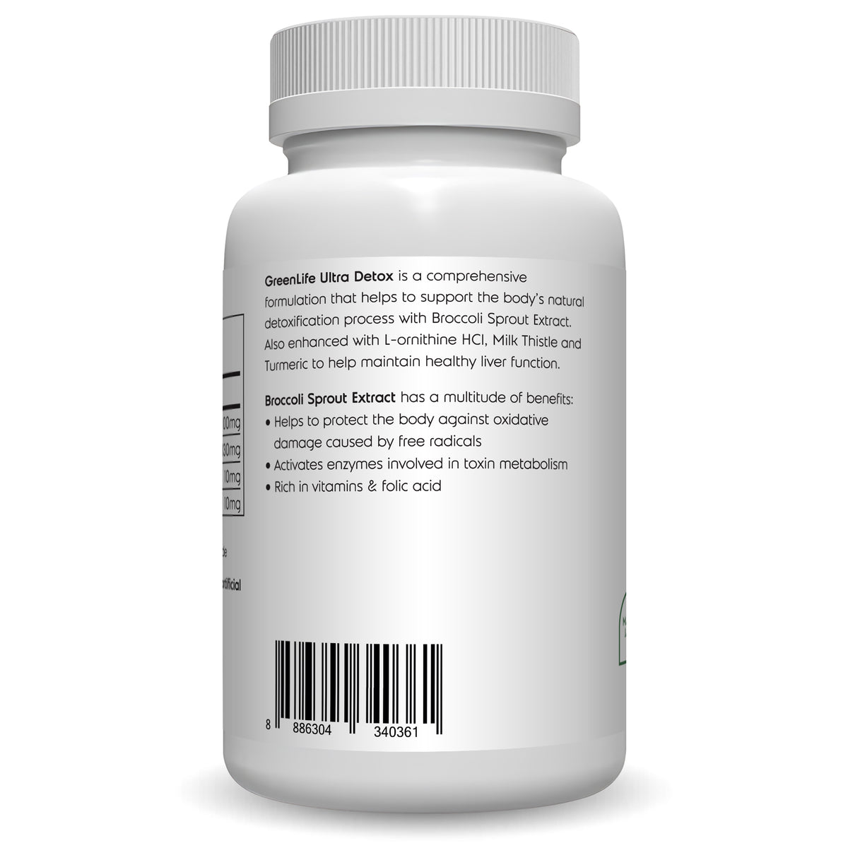 Ultra Detox 30 veggie capsules - GreenLife Singapore