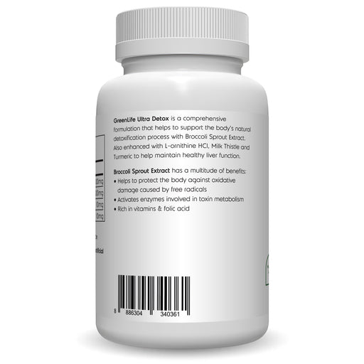Ultra Detox 30 veggie capsules - GreenLife Singapore