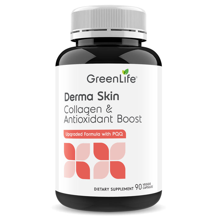 GreenLife Derma Skin – Marine Collagen Peptides with Hyaluronic Acid & PQQ | Beauty Supplement