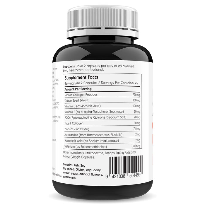 GreenLife Derma Skin – Marine Collagen Peptides with Hyaluronic Acid & PQQ | Beauty Supplement
