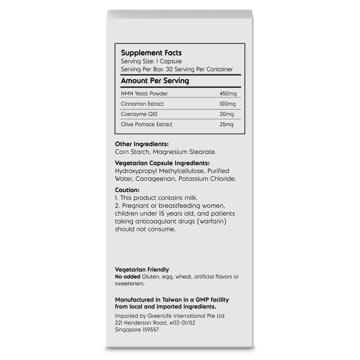 Cell Vitality NMN Boost: For Anti-aging and Cell Repair - GreenLife Singapore