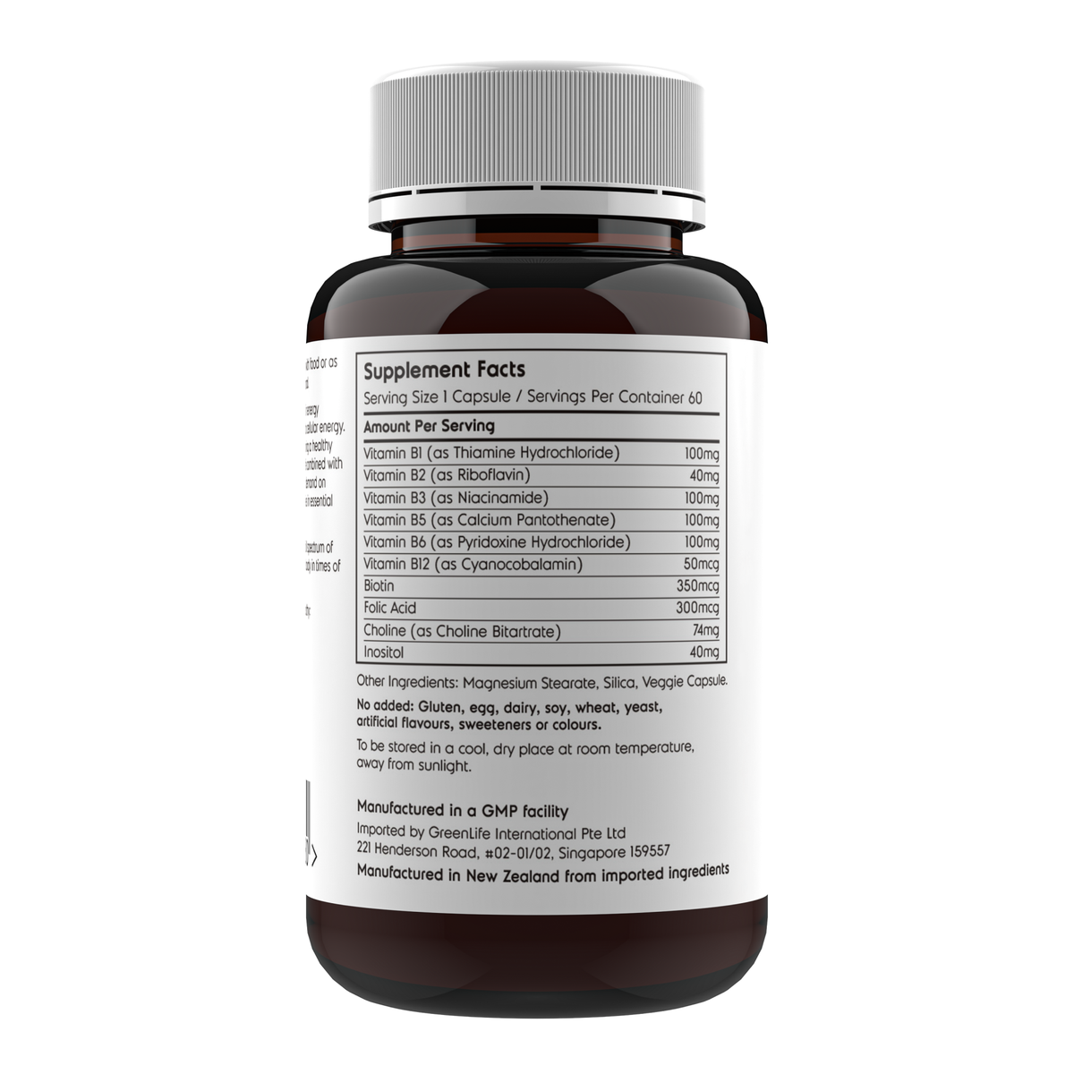 Ultra B-100 - Complete Vitamin B support - GreenLife Singapore